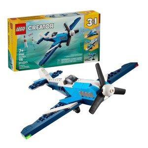 LEGO Creator 3-in-1 Blue and White Aircraft Set